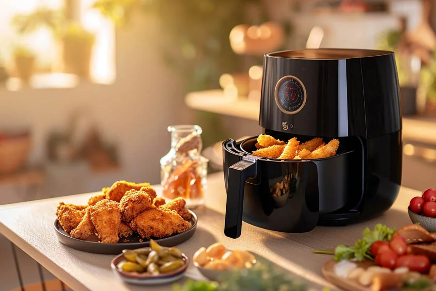 using air fryer